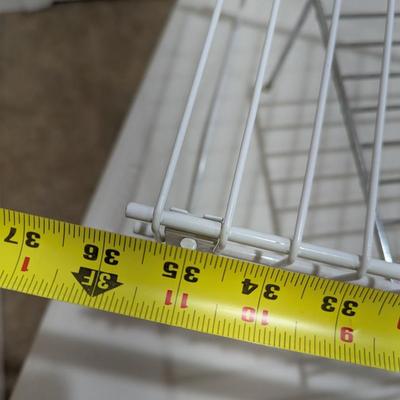 Home White Wire Cabinet Helper Shelves (SR)