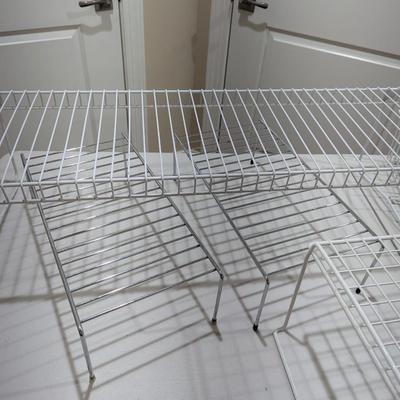 Home White Wire Cabinet Helper Shelves (SR)