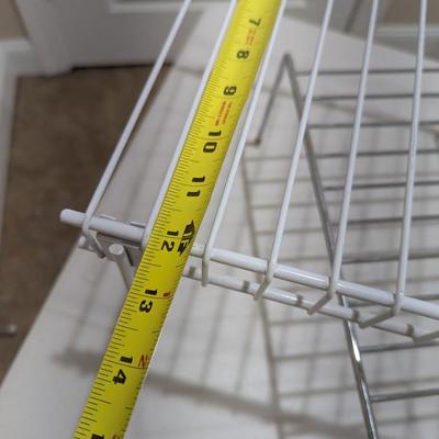 Home White Wire Cabinet Helper Shelves (SR)
