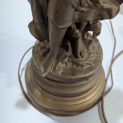 Art Nouveau Brass Table Lamps (SR)