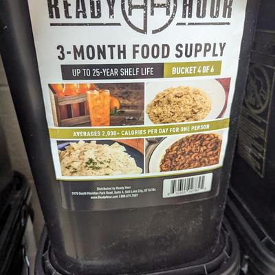 6 Buckets Of Ready Hour 3-Month Food Supply #1 (SR)