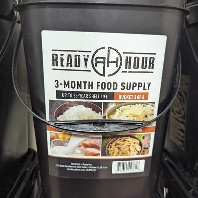 6 Buckets Of Ready Hour 3-Month Food Supply #3 (SR)
