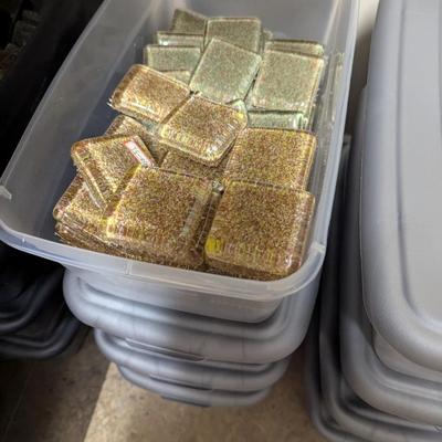 4 Bins Of 1" & 2" Crafting & Self Help Tiles #1 (SR)
