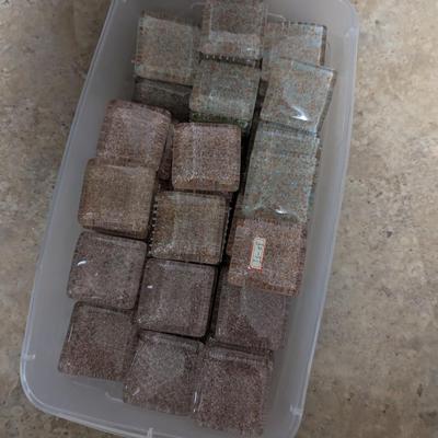 4 Bins Of 1" & 2" Crafting & Self Help Tiles #2 (SR)