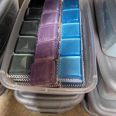4 Bins Of 1" & 2" Crafting & Self Help Tiles #2 (SR)