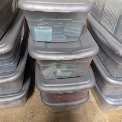 4 Bins Of 1" & 2" Crafting & Self Help Tiles #3 (SR)