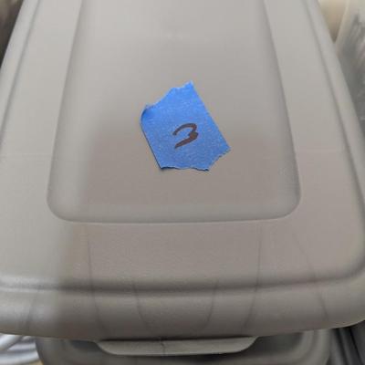 4 Bins Of 1" & 2" Crafting & Self Help Tiles #3 (SR)