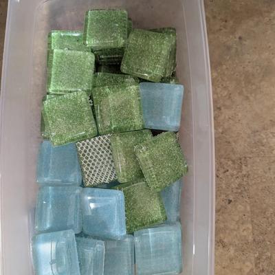 4 Bins Of 1" & 2" Crafting & Self Help Tiles #3 (SR)