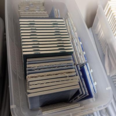 4 Bins Of 4 1/2" & 2" Crafting & Self Help Tiles #4 (SR)