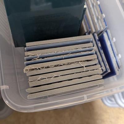 4 Bins Of 4 1/2" & 2" Crafting & Self Help Tiles #4 (SR)