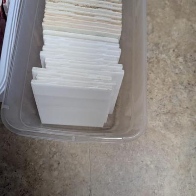 4 Bins Of 4 1/4" Crafting & Self Help Tiles #5 (SR)