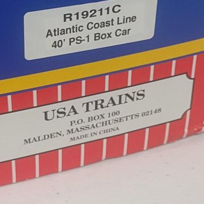 USA Trains 1:29 Scale 40 Foot Atlantic Coast Line PS-1 Box Car R19211C with Box (#1)