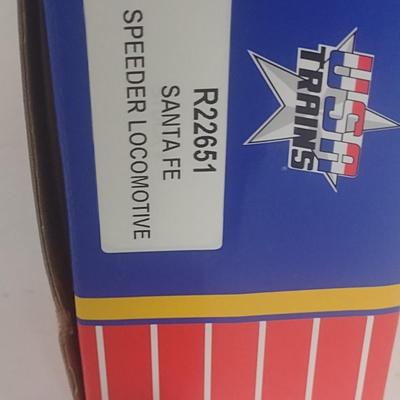 USA Trains 1:29 Scale Santa Fe Speeder Locomotive R22651 with Box (#4)