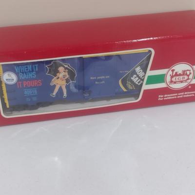 Lehmann-Gross-Bahn Morton Salt Box Car 40916 (#8)