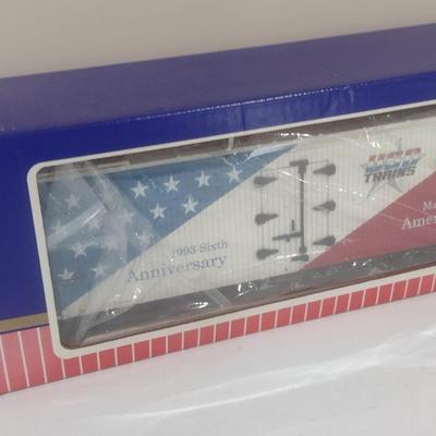 USA Trains 1:29 1993 USA Train 6th Anniversary Refrigerator Car R1993 with Box (#9)