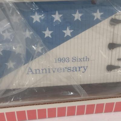 USA Trains 1:29 1993 USA Train 6th Anniversary Refrigerator Car R1993 with Box (#9)