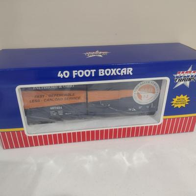 USA Trains 1:29 Baltimore and Ohio 40' Box Car R19220C with Box (#11)