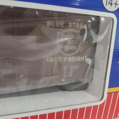 USA Trains 1:29 St Louis Southwestern Blue Streak Express Cotton Belt Route 40' Box Car R19236A with Box (#12)