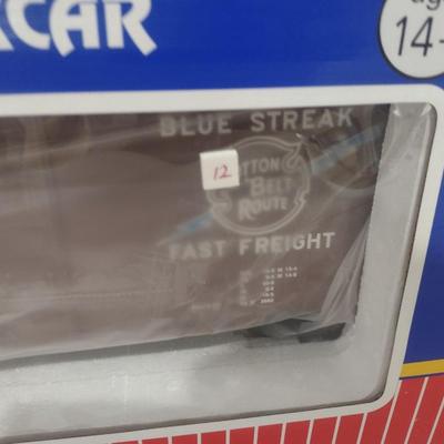 USA Trains 1:29 St Louis Southwestern Blue Streak Express Cotton Belt Route 40' Box Car R19236A with Box (#12)
