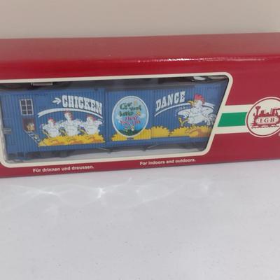 Lehmann-Gross-Bahn Chicken Dance Box Car 44671 with Box (#18)