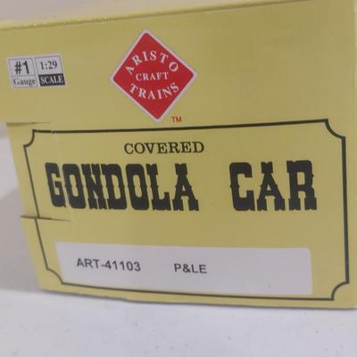Aristo Craft Trains 1:29 Scale P&LE Covered Gondola Car ART-41103 with Box (#21)