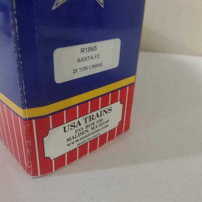 USA Trains 1:29 Scale Santa Fe 25 Ton Crane R1865 with Box (#25)