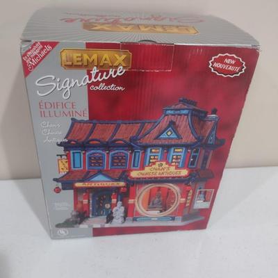 Lemax Signature Collection Chan's Chinese Antiques Scale Size Building with Box (#26)