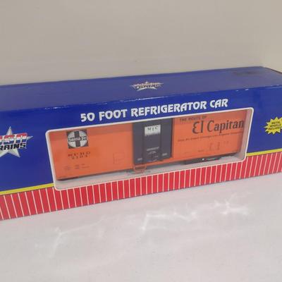 USA Trains 1:29 Scale Santa Fe Route of 'El Capitan' Refrigerator Car R16700 with Box (#28)