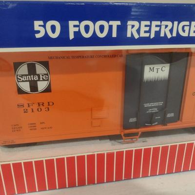 USA Trains 1:29 Scale Santa Fe Route of 'El Capitan' Refrigerator Car R16700 with Box (#28)