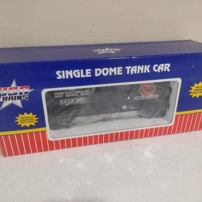 USA Trains 1:29 Scale Gulf Corporation Single Dome 10,000 Gallon Tank Car R15119 with Box (#29)