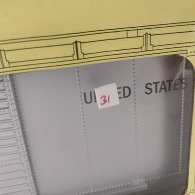 Aristo Craft Trains 1:29 Scale United States Navy Steel Box Car ART-45797 CD-C with Box (#31)