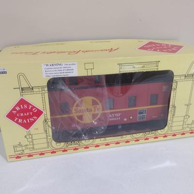 Aristo Craft Trains 1:29 Scale Santa Fe Steel Long Caboose ART-42106 with Box (#32)