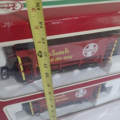 Lehman-Gross-Bahn 1:29 Scale Four Piece Santa Fe Coal Cars 40040 with Box (#33)