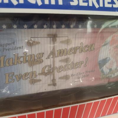 USA Trains 1:29 Scale Trump Make America Even Greater Refrigerator Car R16043 with Box (#34)