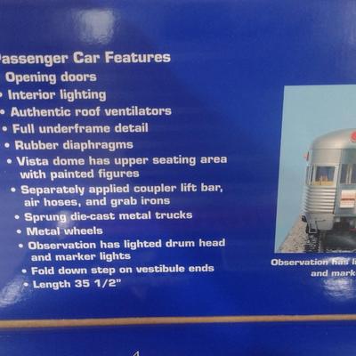 USA Trains 1:29 Extruded Aluminum Santa Fe Super Chief Sleeper Car #2 R31005 with Box (#41)