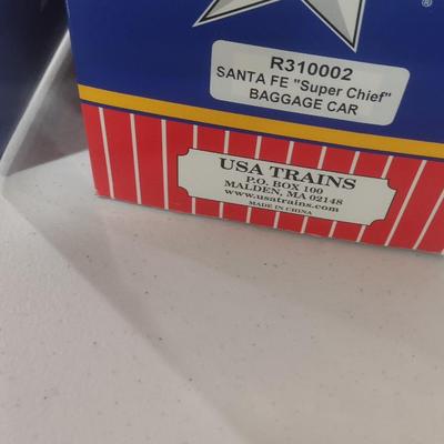 USA Trains 1:29 Extruded Aluminum Santa Fe Super Chief Baggage Car R31002 with Box (#43)