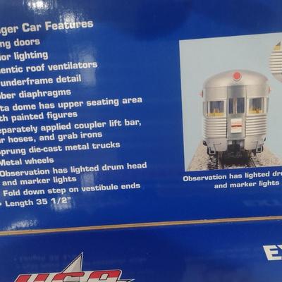 USA Trains 1:29 Extruded Aluminum Santa Fe Super Chief Vista Dome #1 R31006 with Box (#45)