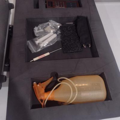 Aristo Craft Train Rare 1:29 Scale Steam Locomotive 3186 with Coal Tender Car in Aluminum Carry Case