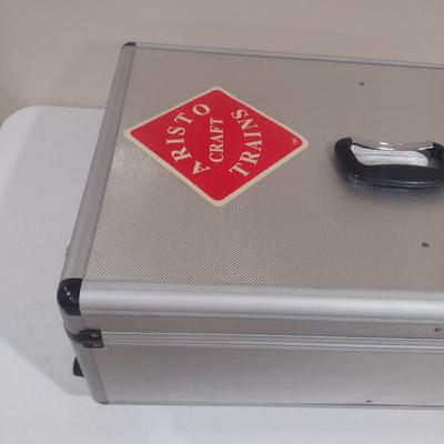 Aristo Craft Train Rare 1:29 Scale Steam Locomotive 3186 with Coal Tender Car in Aluminum Carry Case