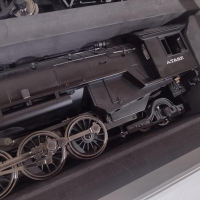 Aristo Craft Train Rare 1:29 Scale Steam Locomotive 3186 with Coal Tender Car in Aluminum Carry Case