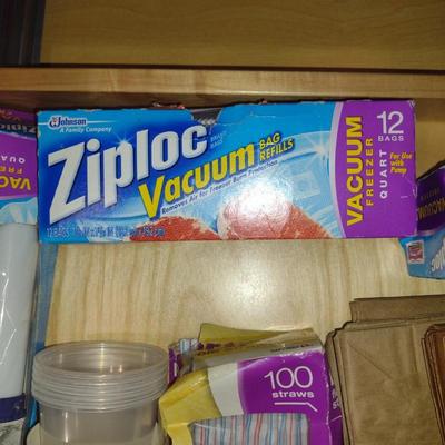 Collection of Food Storage Bags and Cups- Long Term Storage Bags Included