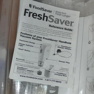 Food Saver Fresh Saver Vacuum System with Hard Plastic Containers