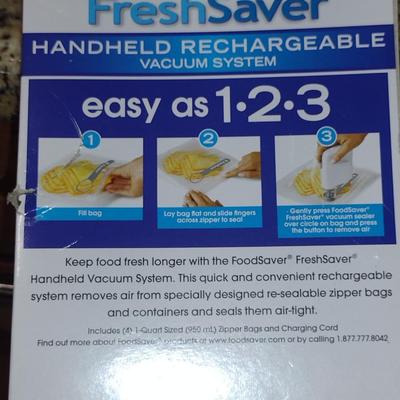 Food Saver Fresh Saver Vacuum System with Hard Plastic Containers