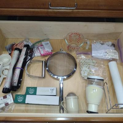 Assorted Utensils, Cutlery, and Kitchen Helpers