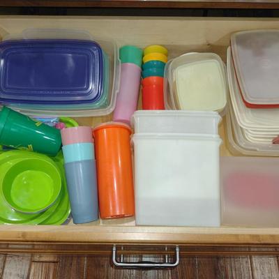 Collection of Plastic Storage Containers- Assorted Makers