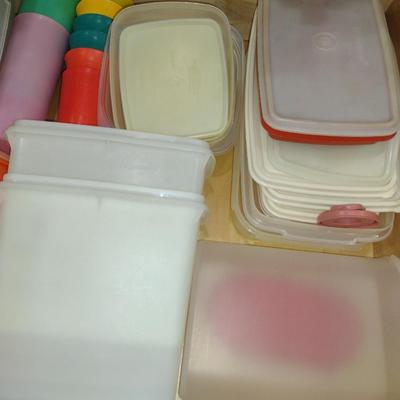 Collection of Plastic Storage Containers- Assorted Makers