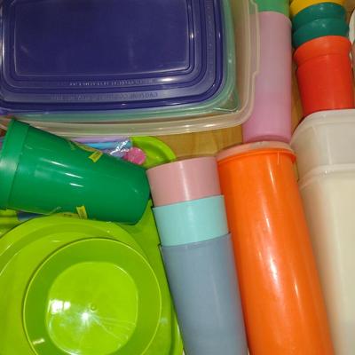 Collection of Plastic Storage Containers- Assorted Makers