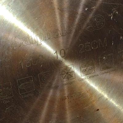 Collection of Stainless Steel Cookware- Calphalon (8" and 10") and Farberware (10" and 2 3/4 Qt. Size)