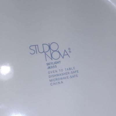 Studio Nova Serve Ware- Skylight Pattern- Bowl, Platter, Pitcher, and Tea Pot