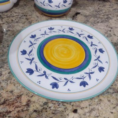 Studio Nova Serve Ware- Skylight Pattern- Bowl, Platter, Pitcher, and Tea Pot